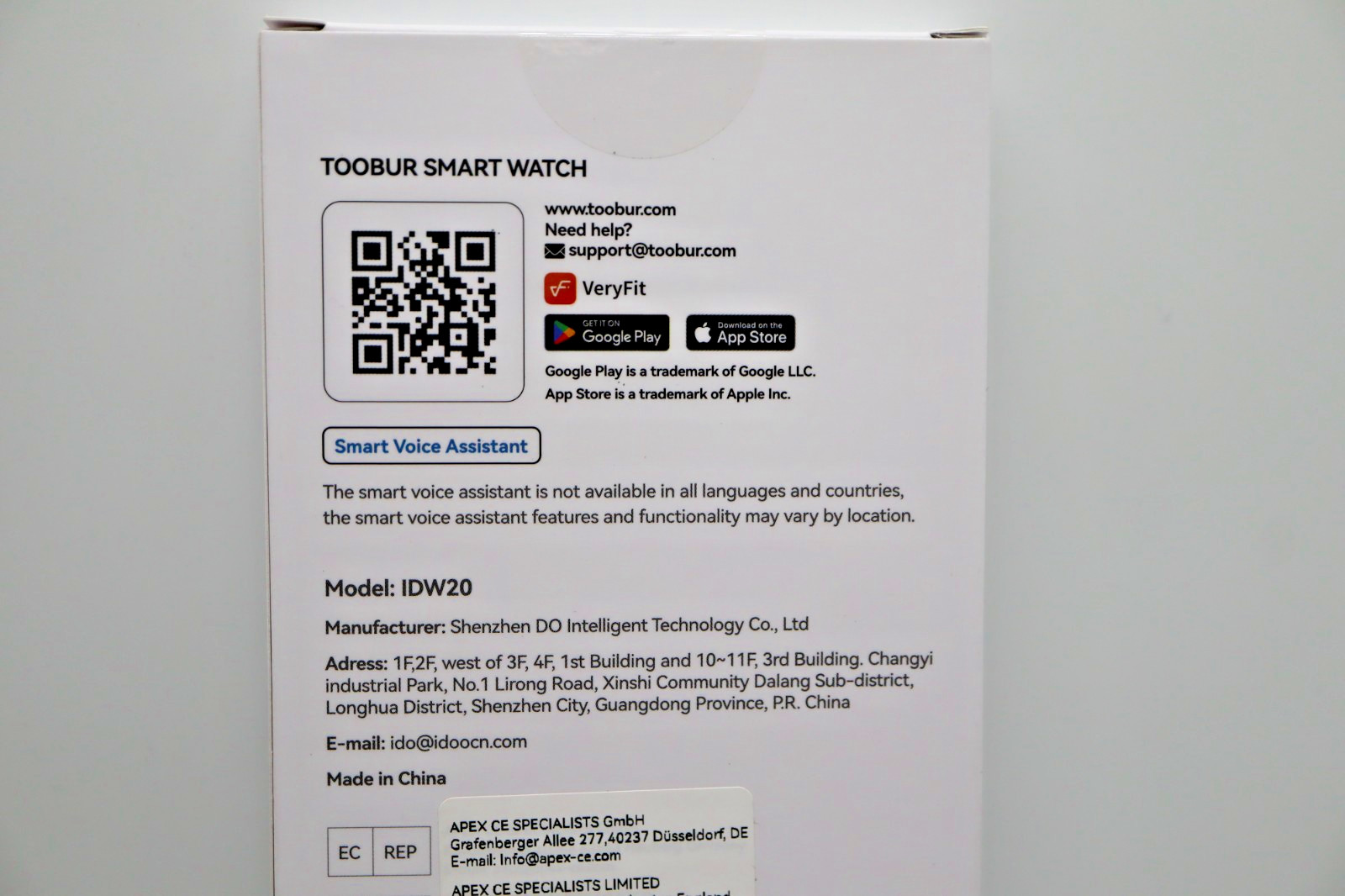 TOOBUR Smart Watch for Men Women – IDW20