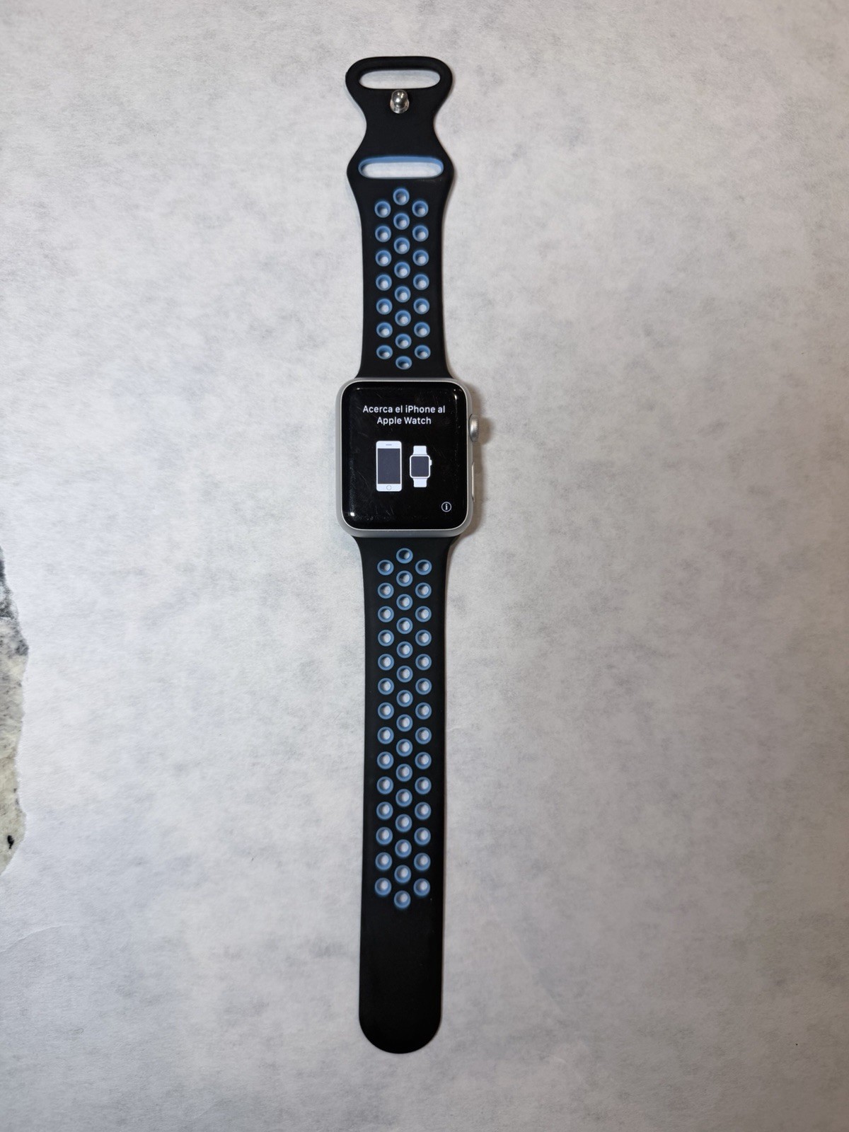 Apple Watch Series 1 42mm Space Gray Aluminum Case Case Sport Band Smart Watch –