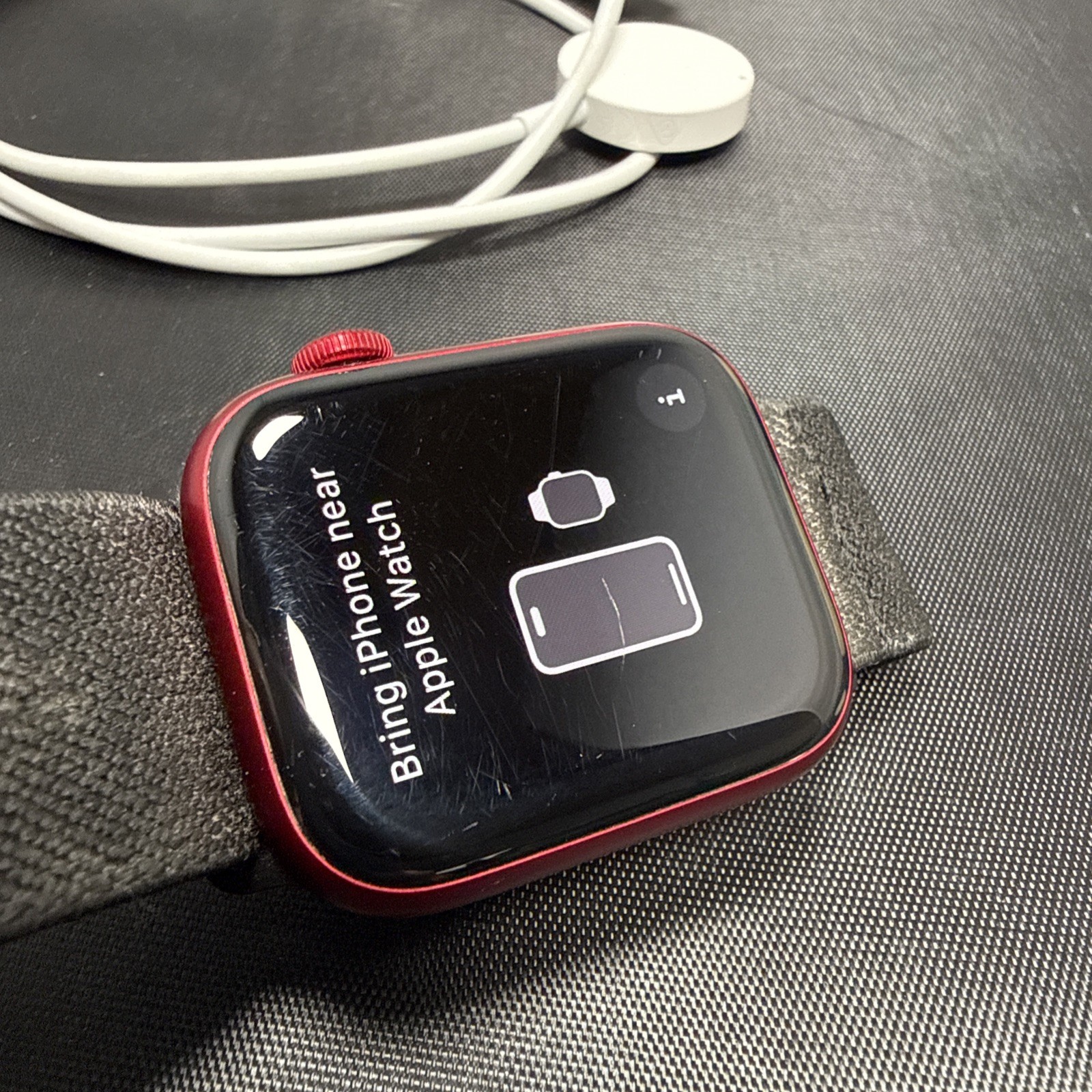 Apple Watch Series 7 41mm Red Aluminum & Ceramic Case GPS 32GB