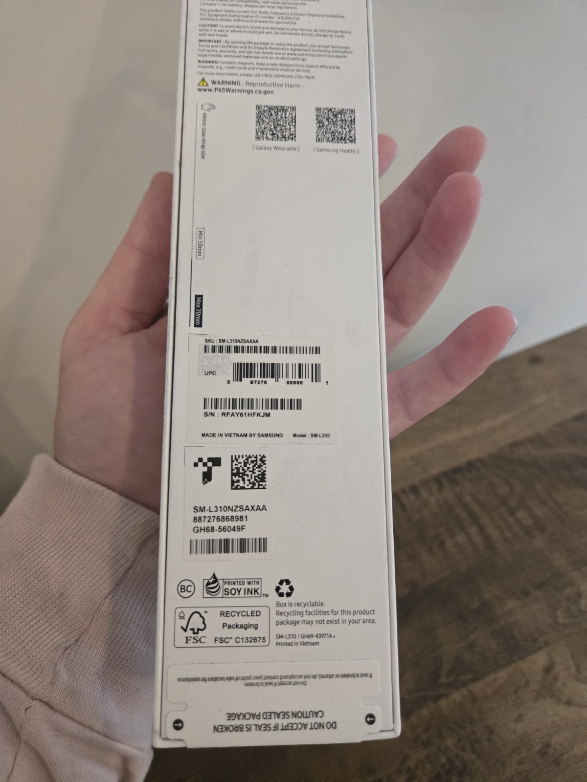 Samsung SM-L310NZSAXAA Galaxy Watch7 Smart Watch Silver Heart Rate Mon SEE NOTES