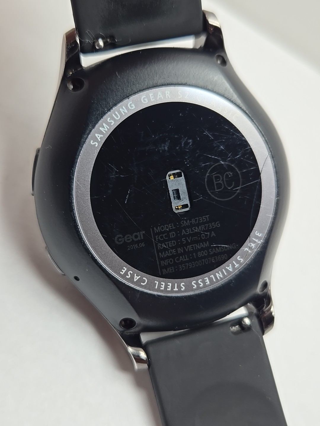 Samsung Gear S2 Classic SM R735T 3G T Mobile Rotating Bezel NFC WiFi Watch Black
