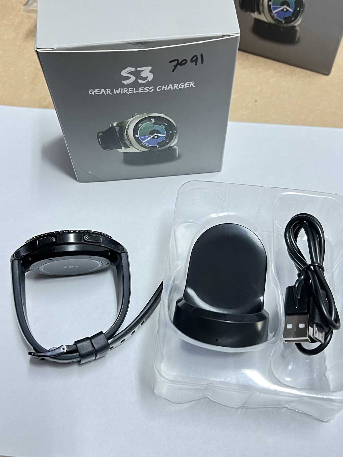 Samsung Gear S3 Frontier 46mm SM-R760 GPS Smartwatch – Black