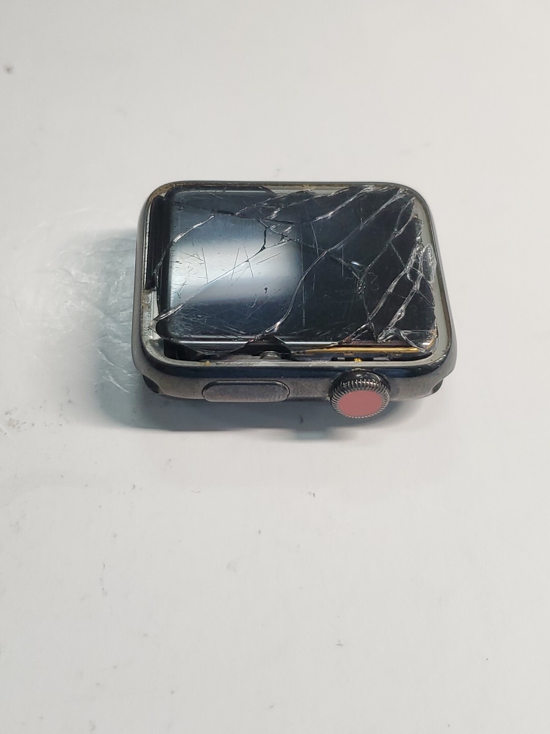 Apple Watch Series 3 42mm A1861 GPS+Cell Space Black Stainless Steel – F – 2DVI