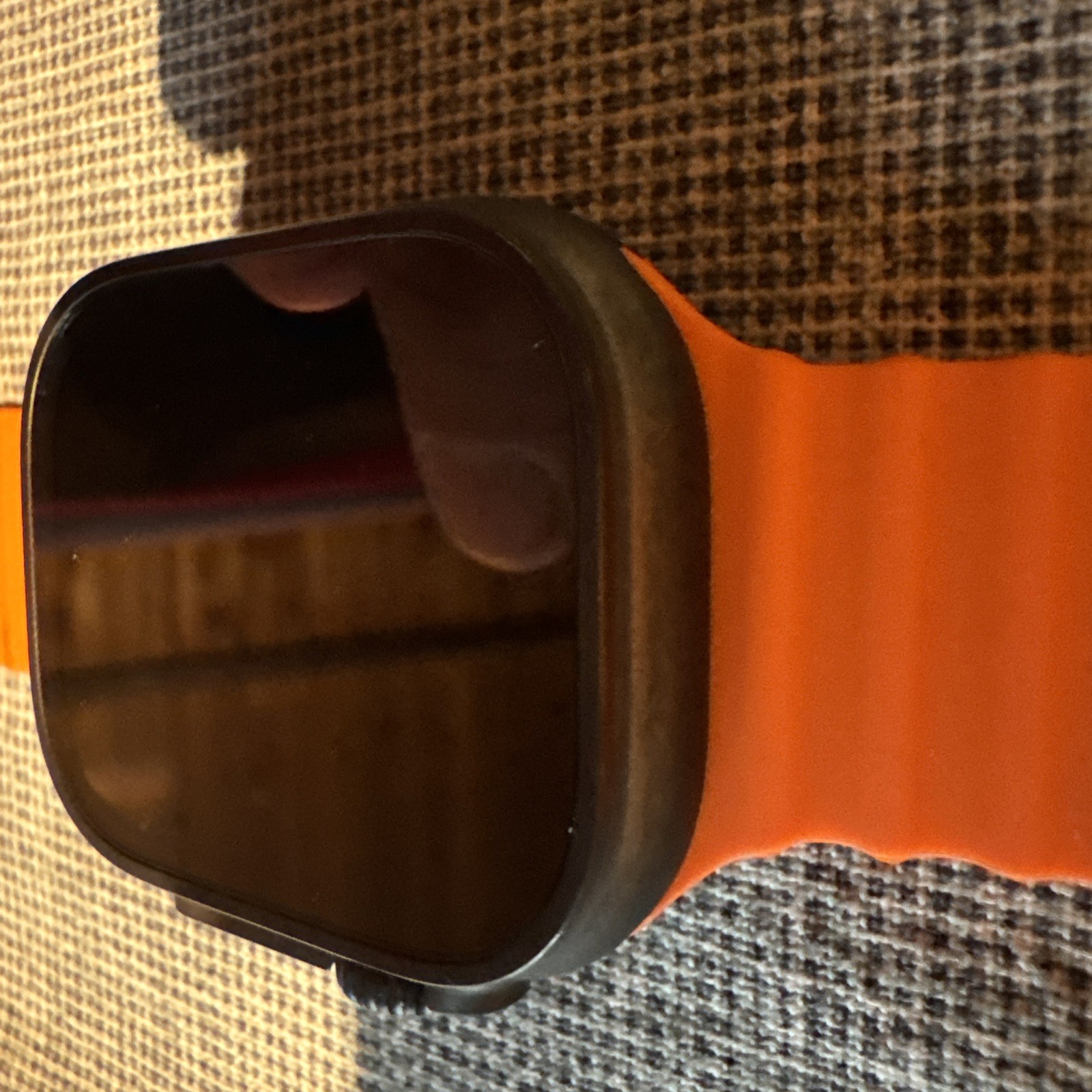 Apple Watch Ultra 2 49mm GPS + Cell Titanium Case w/ Orange Ocean Band MX4P3LW/A