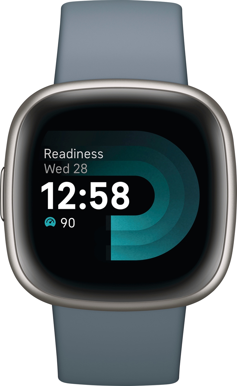 Fitbit – Versa 4 Fitness Smartwatch – Platinum