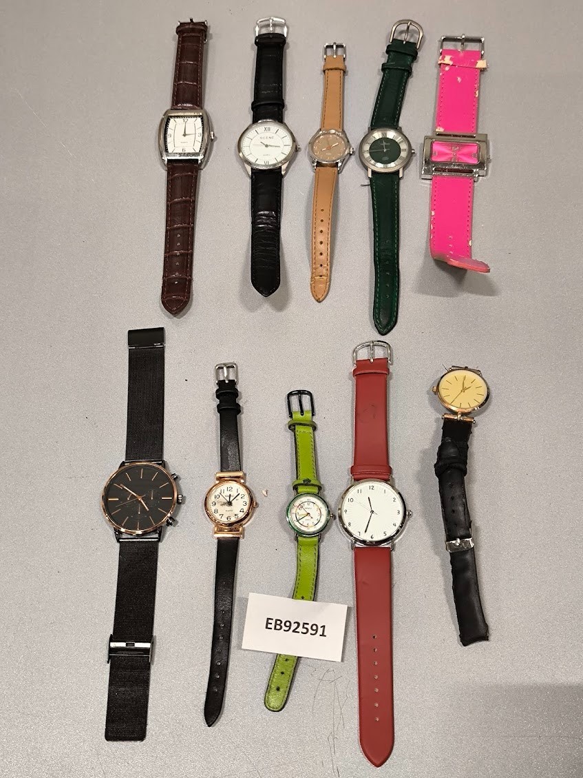 Lot of 10 Various Models Watches – Not Tested