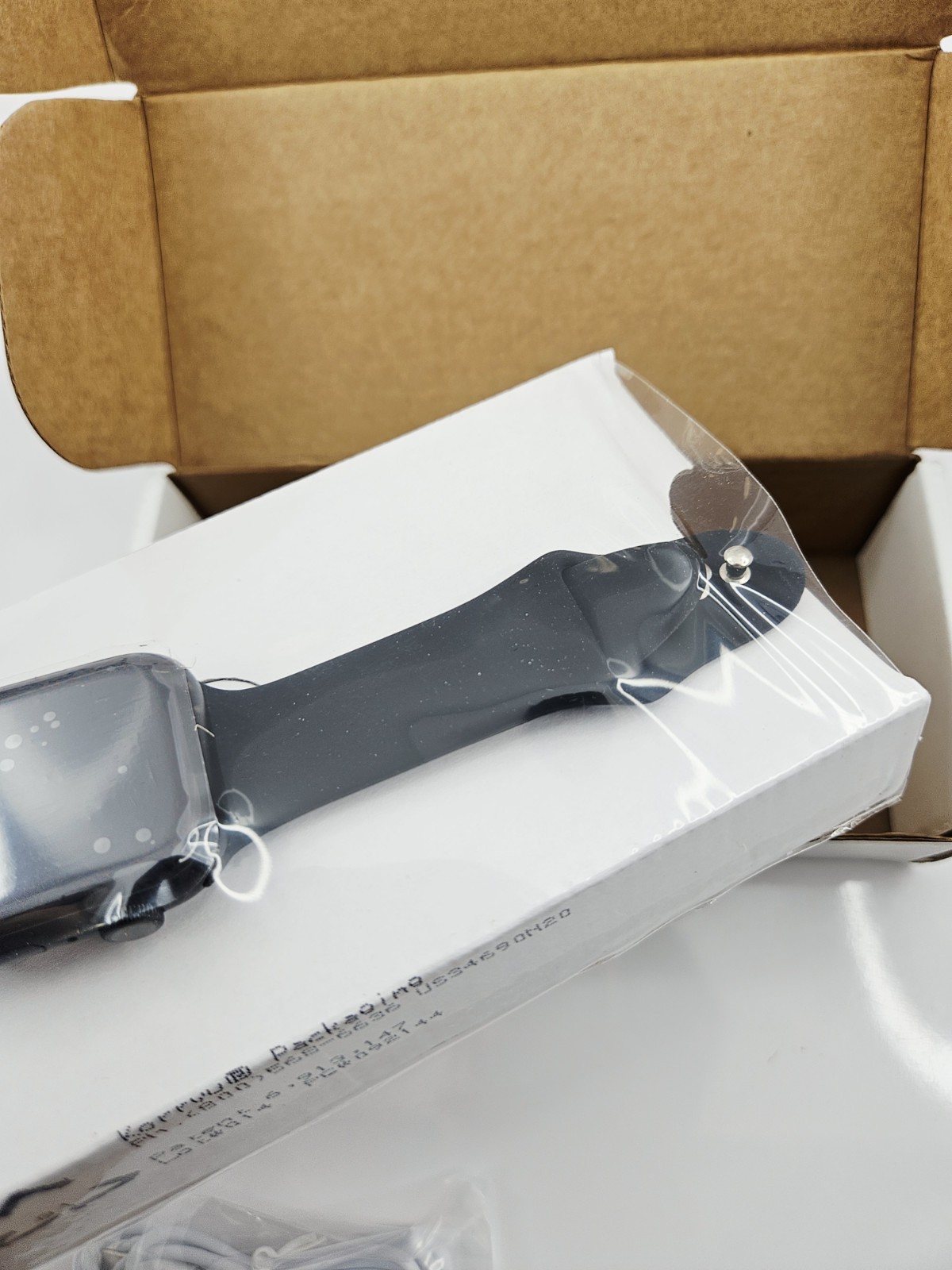 Apple Watch Series 9 45mm Aluminum Case with M/L Sport Band – Midnight (GPS)…