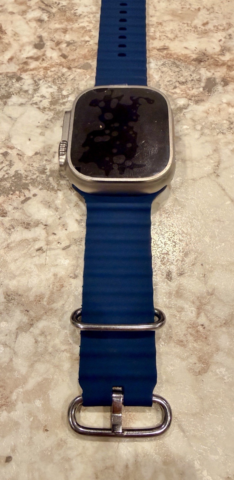 Apple Watch Ultra 2 49mm Natural Titanium GPS+Cellular Blue Ocean Band -OPEN BOX