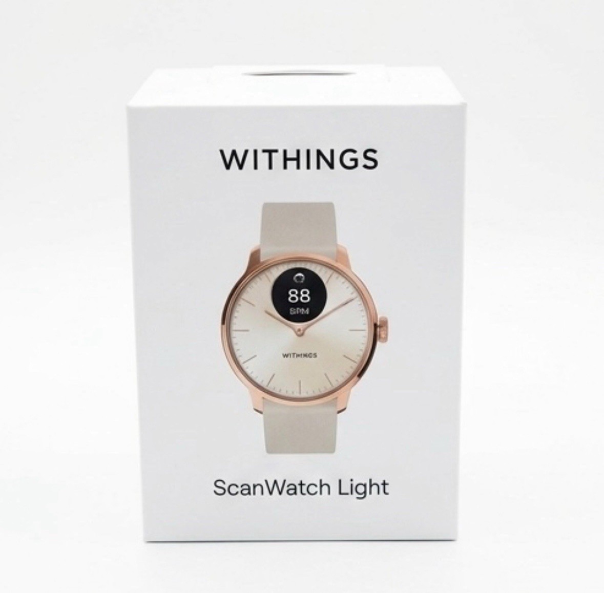 Withings ScanWatch Light (Rose Gold Beige) (37mm) (HWA11-model-1-All-int) (NISB)