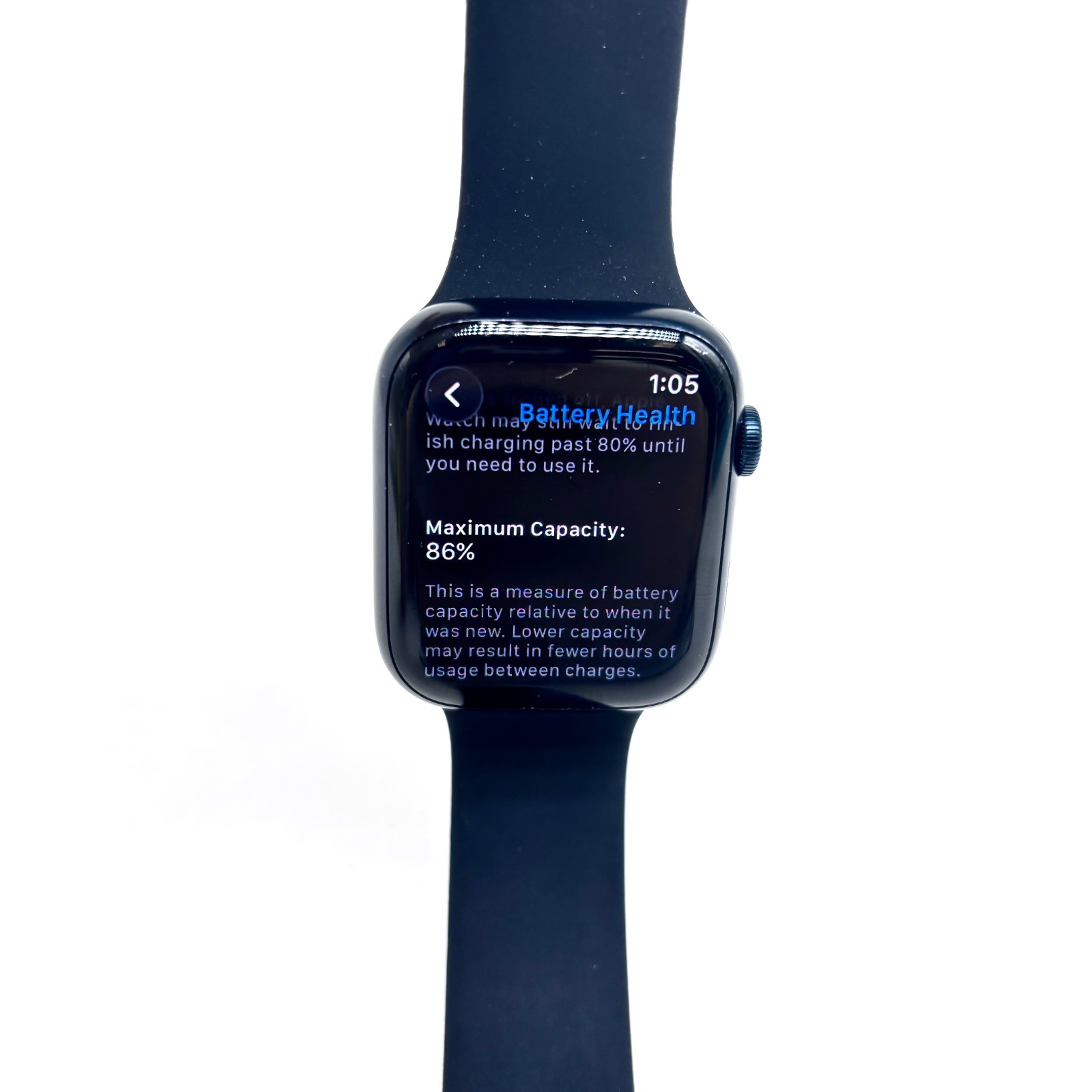 Apple Watch Series 9 (GPS) 45mm Midnight Case & Midnight Sport Band NR993LW/A