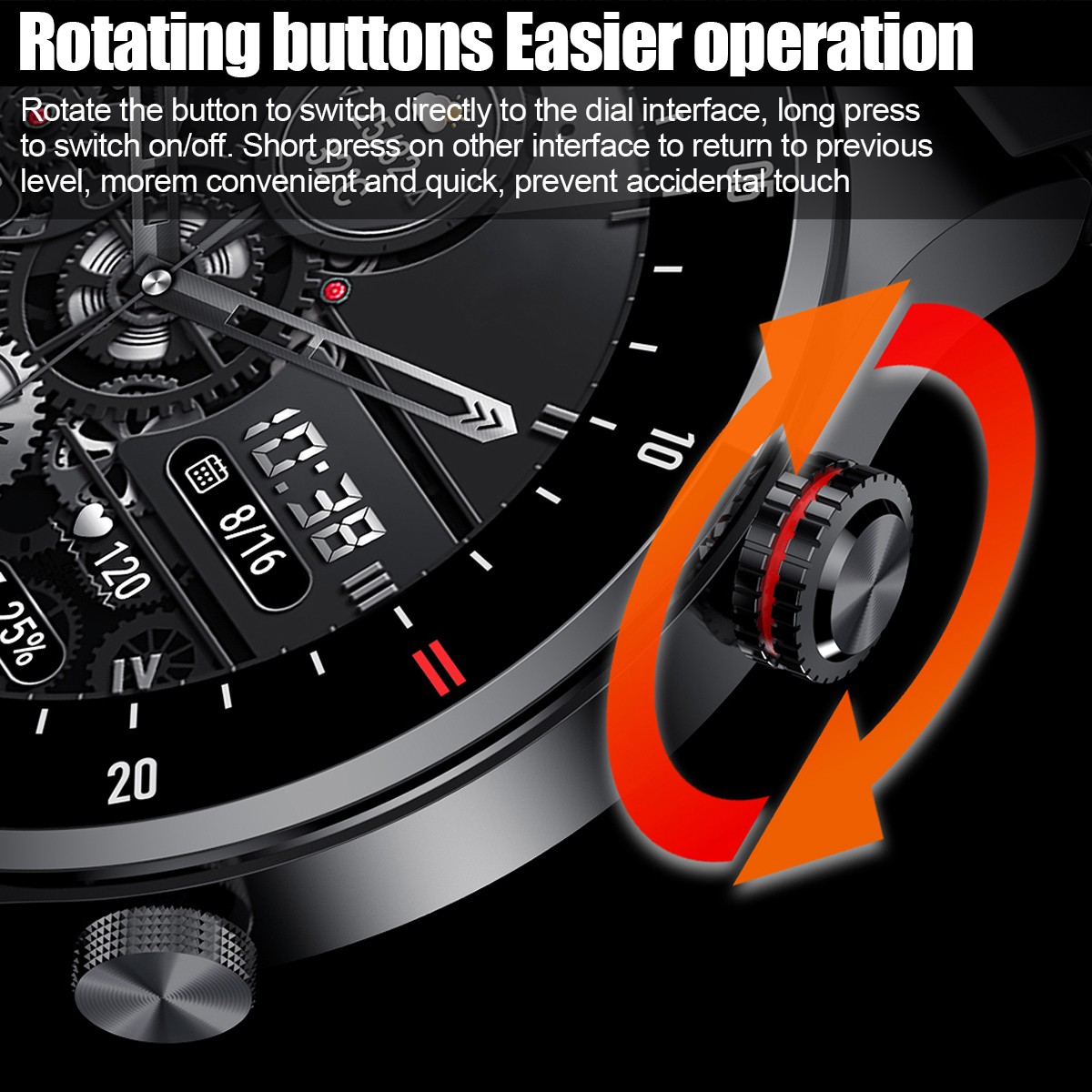 New Smart Watch Men Waterproof Smartwatch Bluetooth for iPhone Android Samsung👍