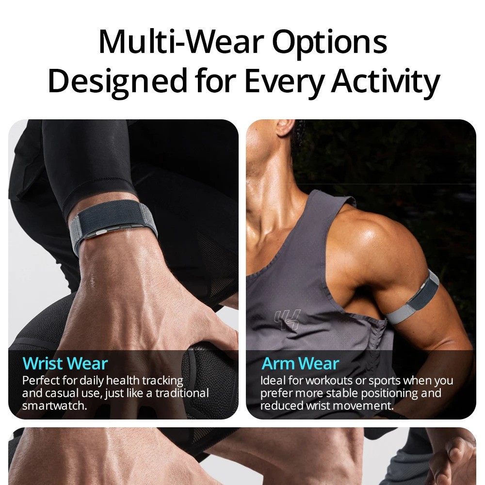 VALDUS VITRO Smart Bracelet Heart Rate No Screen Fitness Tracker Waterproof