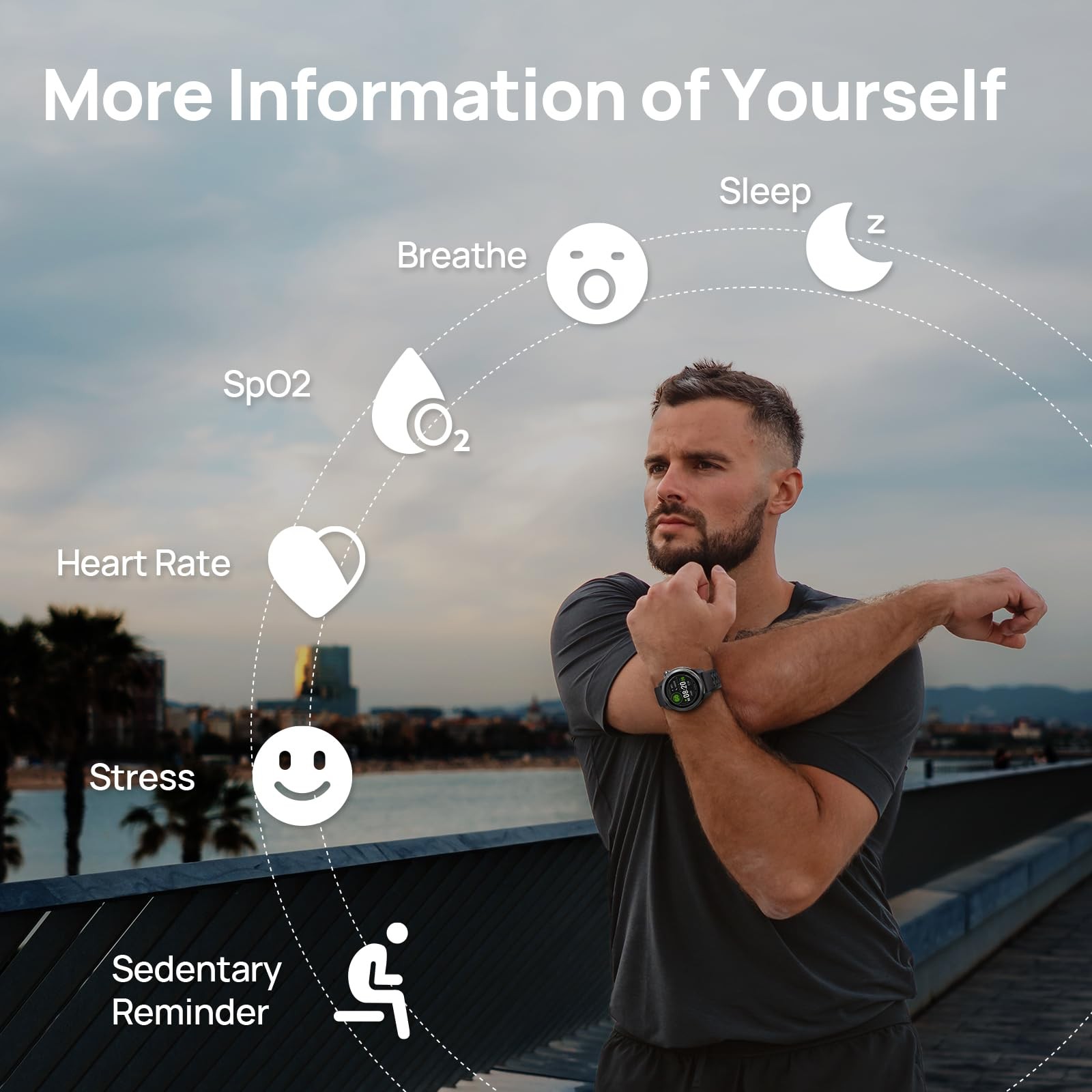 mibro GS Active2 Running GPS Smartwatch with 46mm A