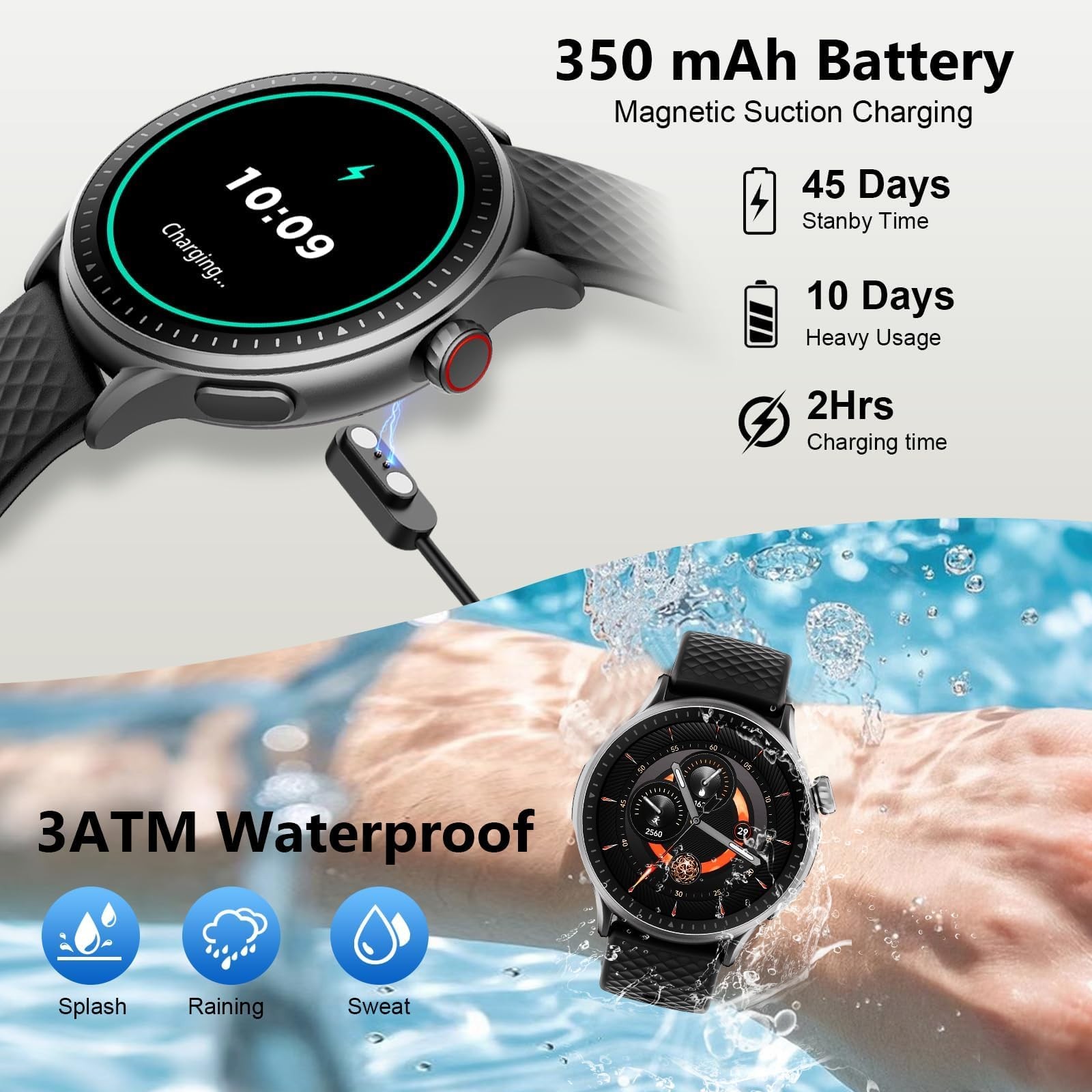 Fitness for Men Women, 2026 New Running smartch,1.46” AMOLED Ultra-HD Screen…