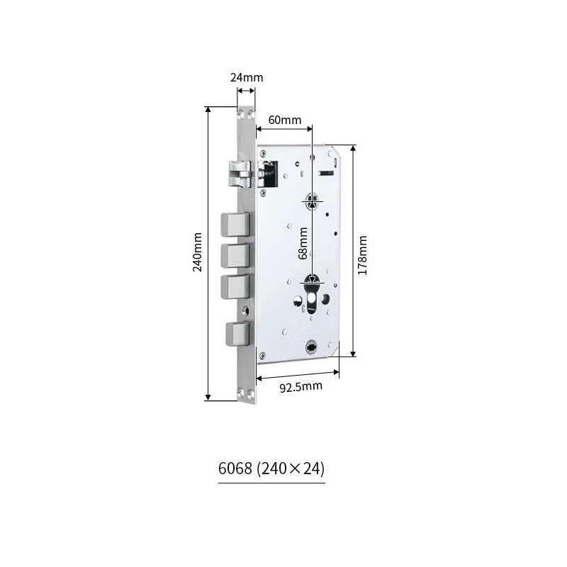 Various mortises of smart locks