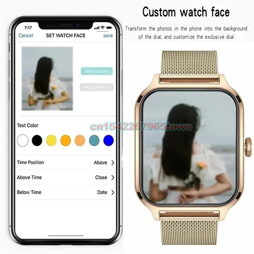 Android Bluetooth 1.83-Inch Smartwatch – Stay Connected!”