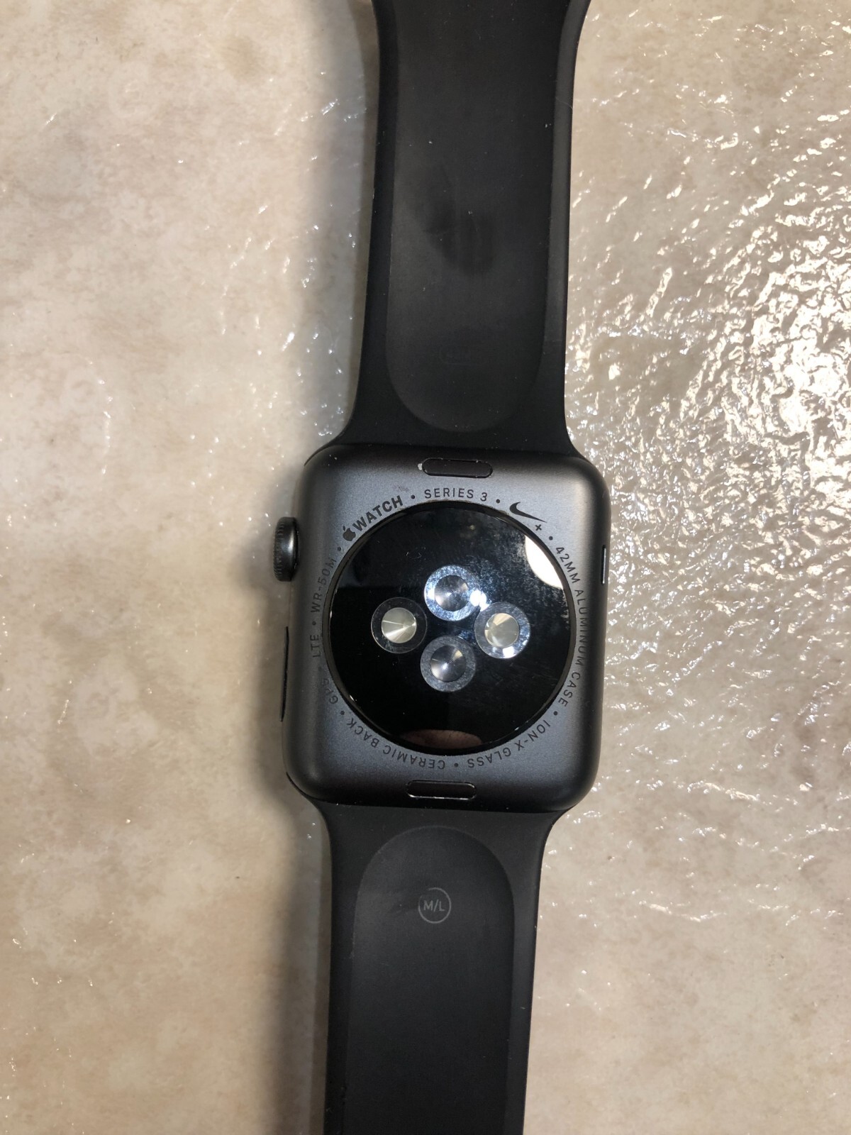 Apple Watch Series 3 42mm A1861 GPS + LTE Space Gray – For Parts