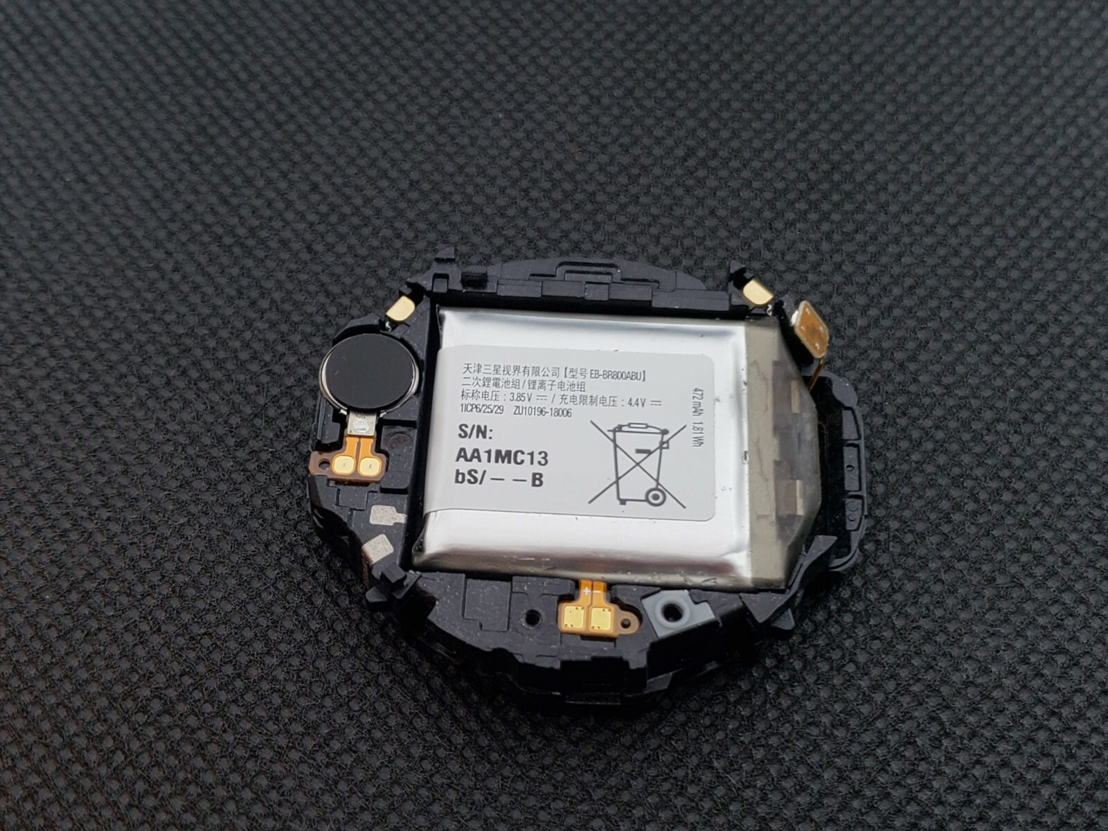 Samsung Galaxy Watch SM-R800 46mm midframe and battery replacement part