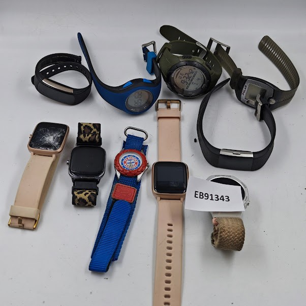 Lot of 10 Mixed Watches – Untested, Signs of Use, No Packaging