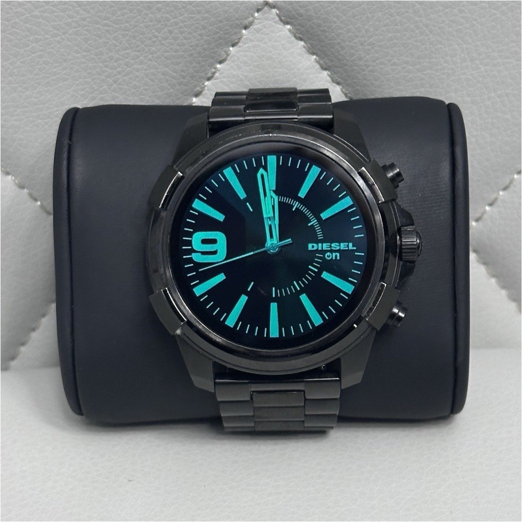 Diesel On DZT4008 Smart Watch Black Metal 48mm Android iOS Accelerometer