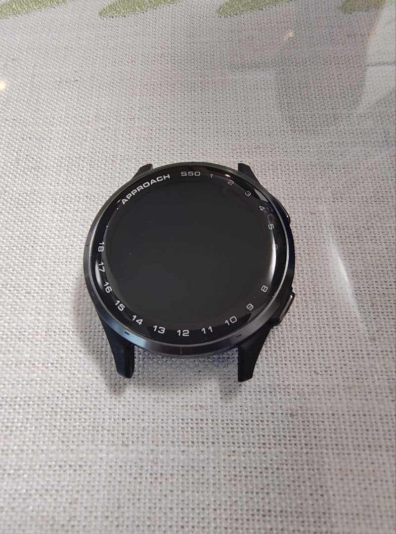 Garmin Approach S50 GPS Golf Watch Black Monochrome Screen