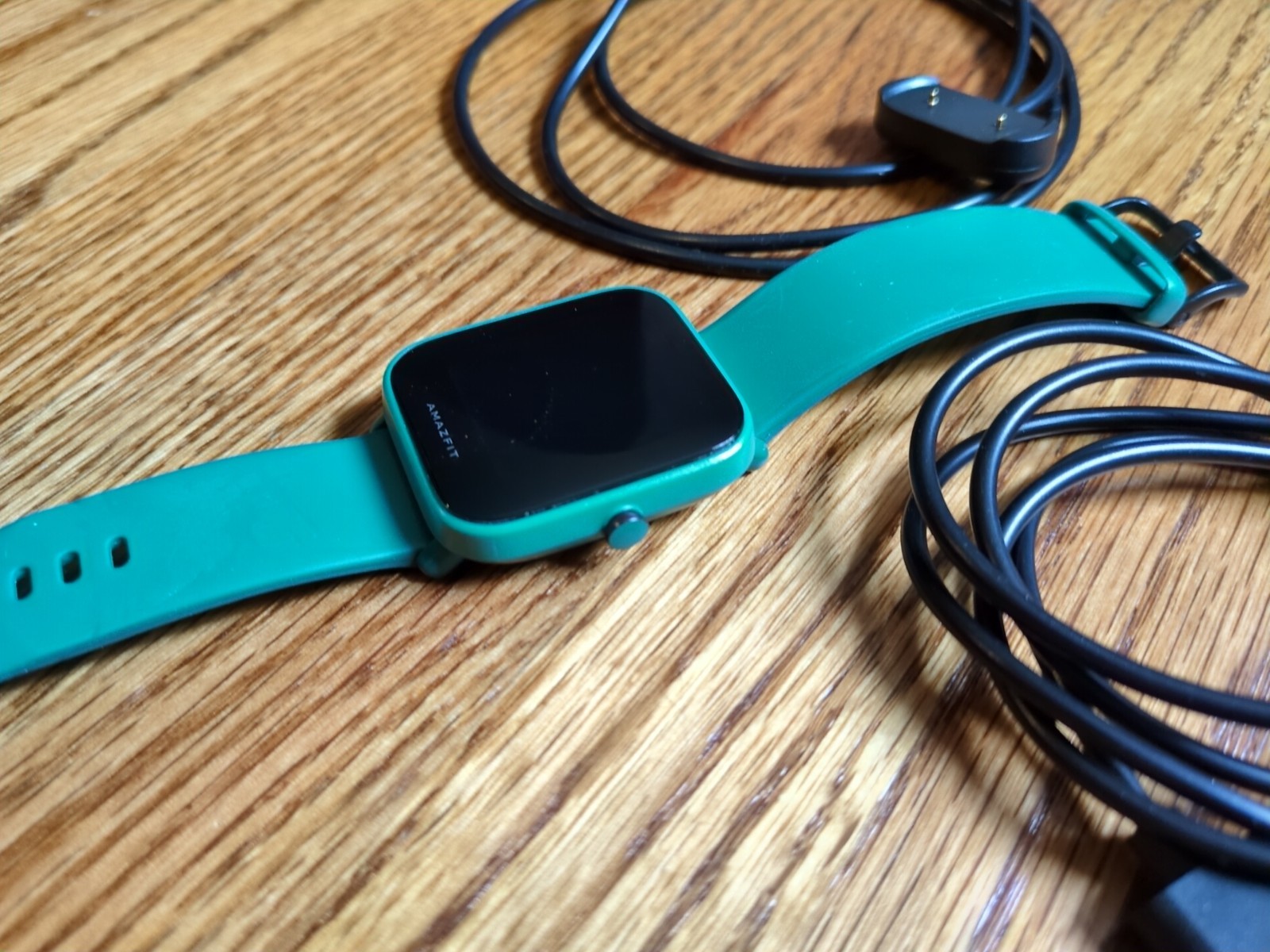 LOT Amazfit Bip U Pro Smart Watch with Band For Parts & 2 Working Chargers