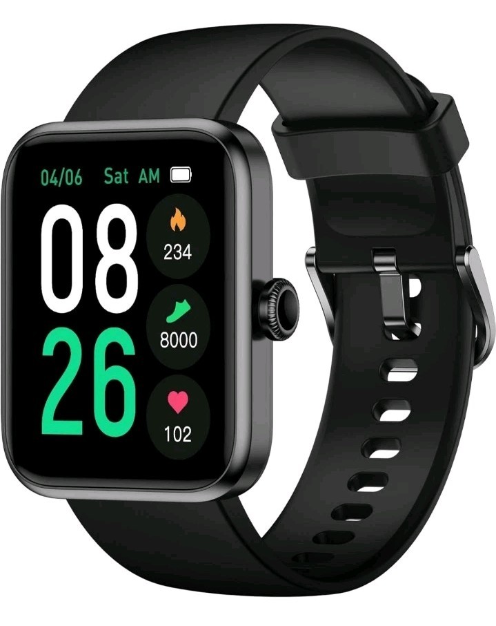 Smart Watch, Fitness Tracker with 45mm Touchcreen, Heart Rate Monitor, Blood…