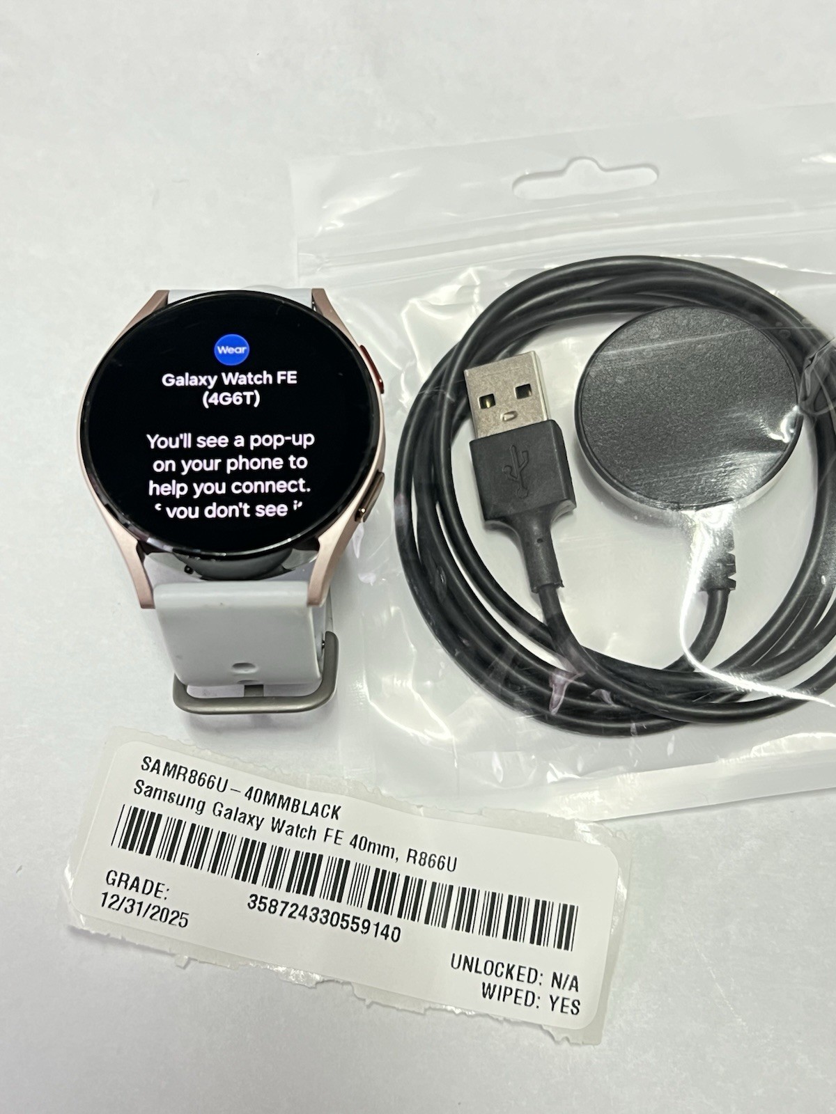 Samsung Galaxy Watch FE 16GB (40mm) (Wi-Fi + Celluler) SM-R866U – Good