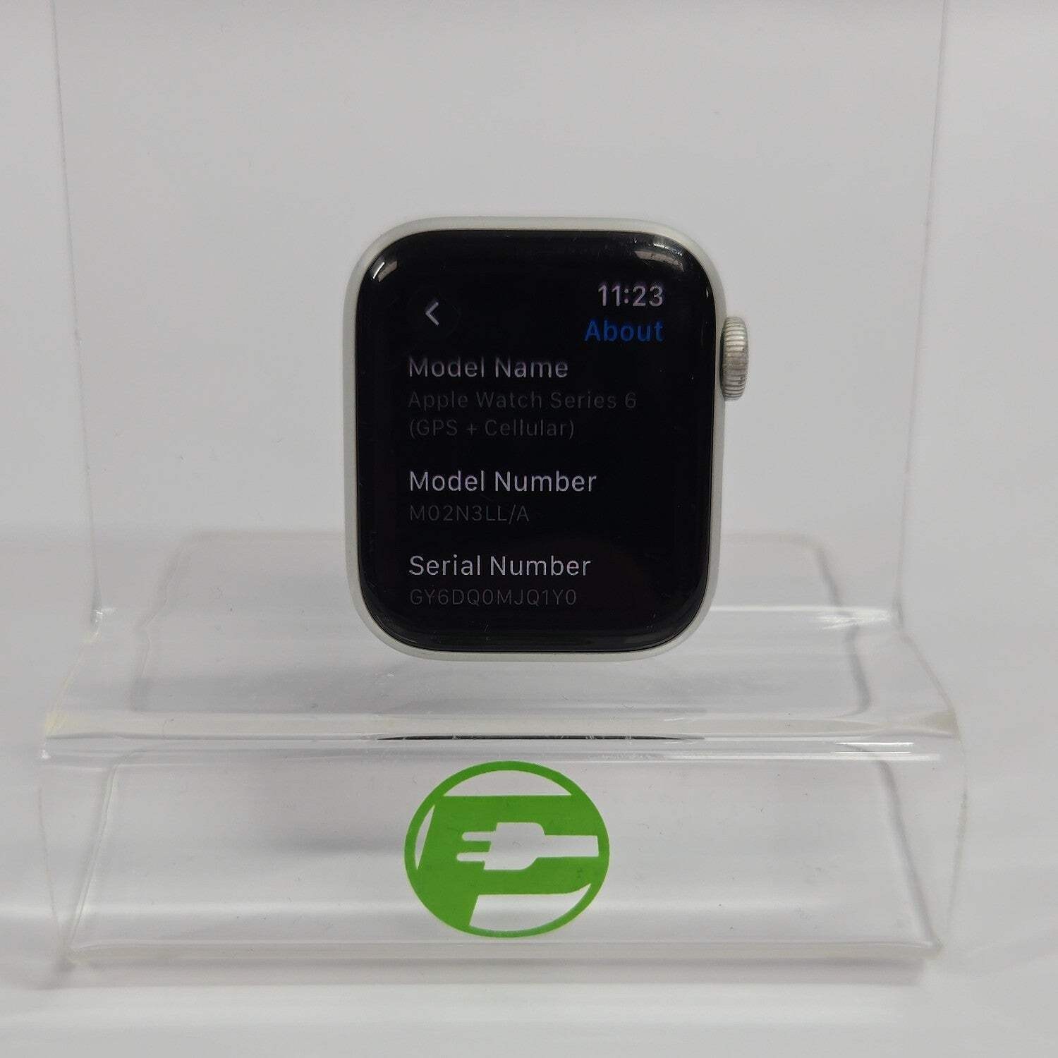 Unlocked Apple Watch Series 6 40MM Black Aluminum A2293 Face Only