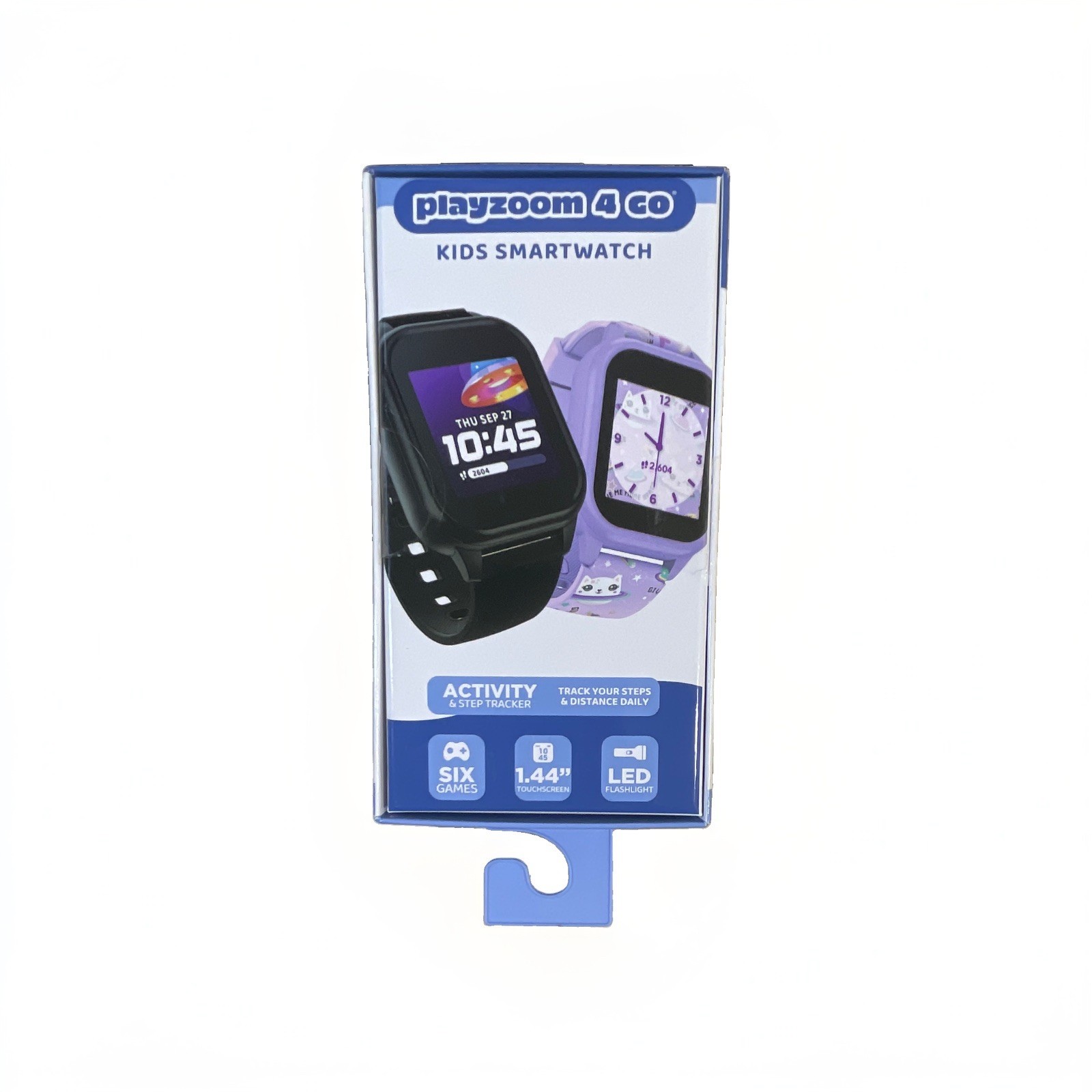 PlayZoom 4 GO Kids Smartwatch 1.44in Blue Touchscreen Camera Water-Resist BT