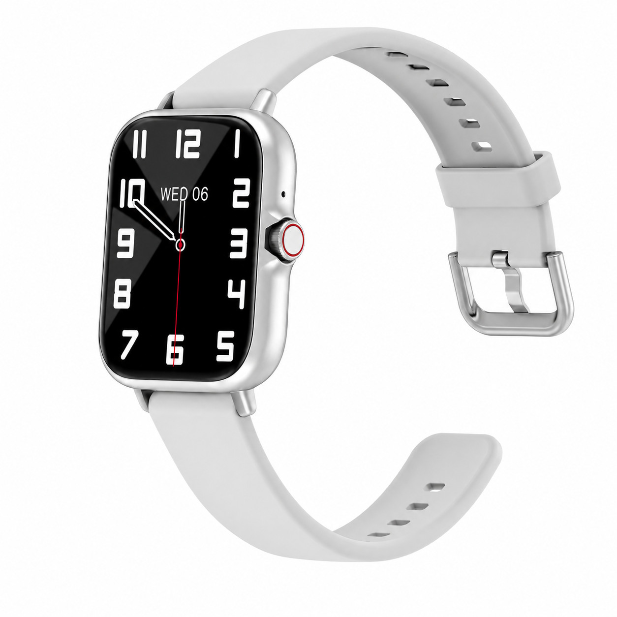 Smart Watch Men (Call Receive/Dial) Rugged Tactical Fitness Tracker US -White