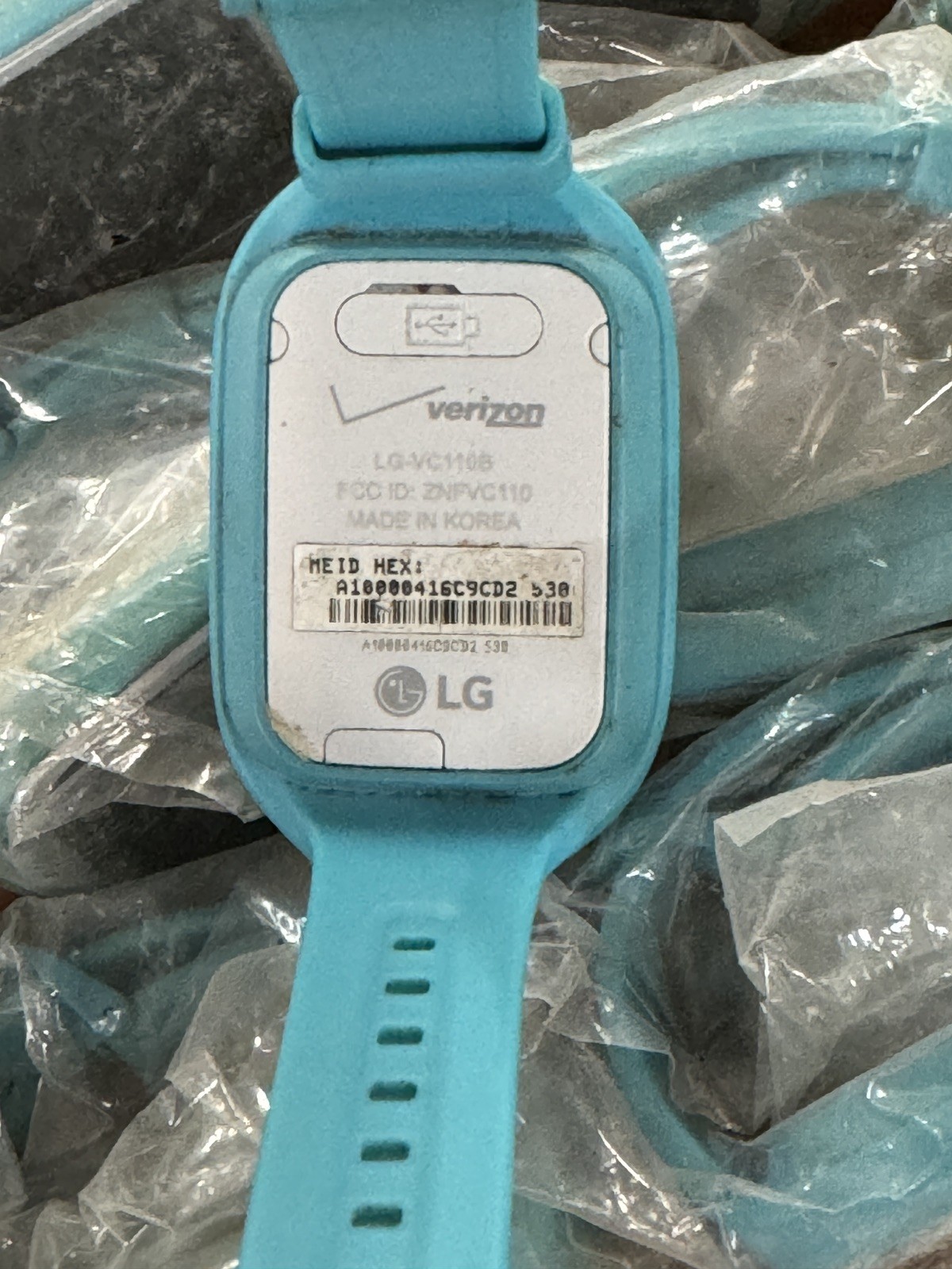 Lot Of 20 LG Verizon LG-VC110B GizmoPal 2 Blue Smart Watch For Kids NO Cords