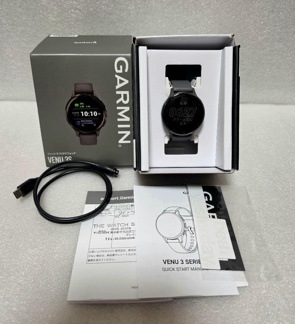 Garmin VENU 3S Smartwatch fitness tracker OLED display new batteries