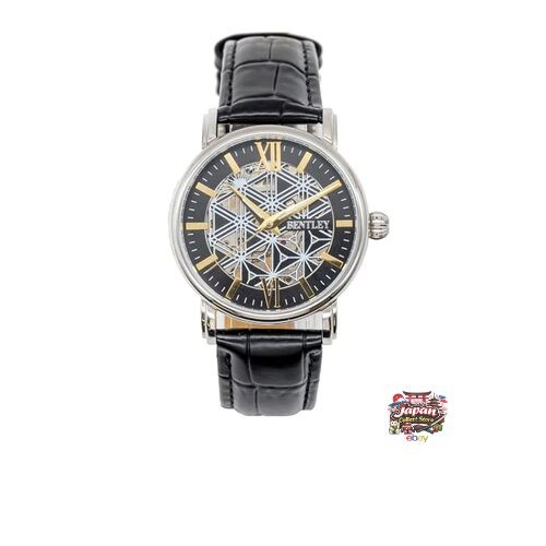 [Klefer] Analogue Men’s Watch with Leather Strap Mechanical Hand-Winding Bentley