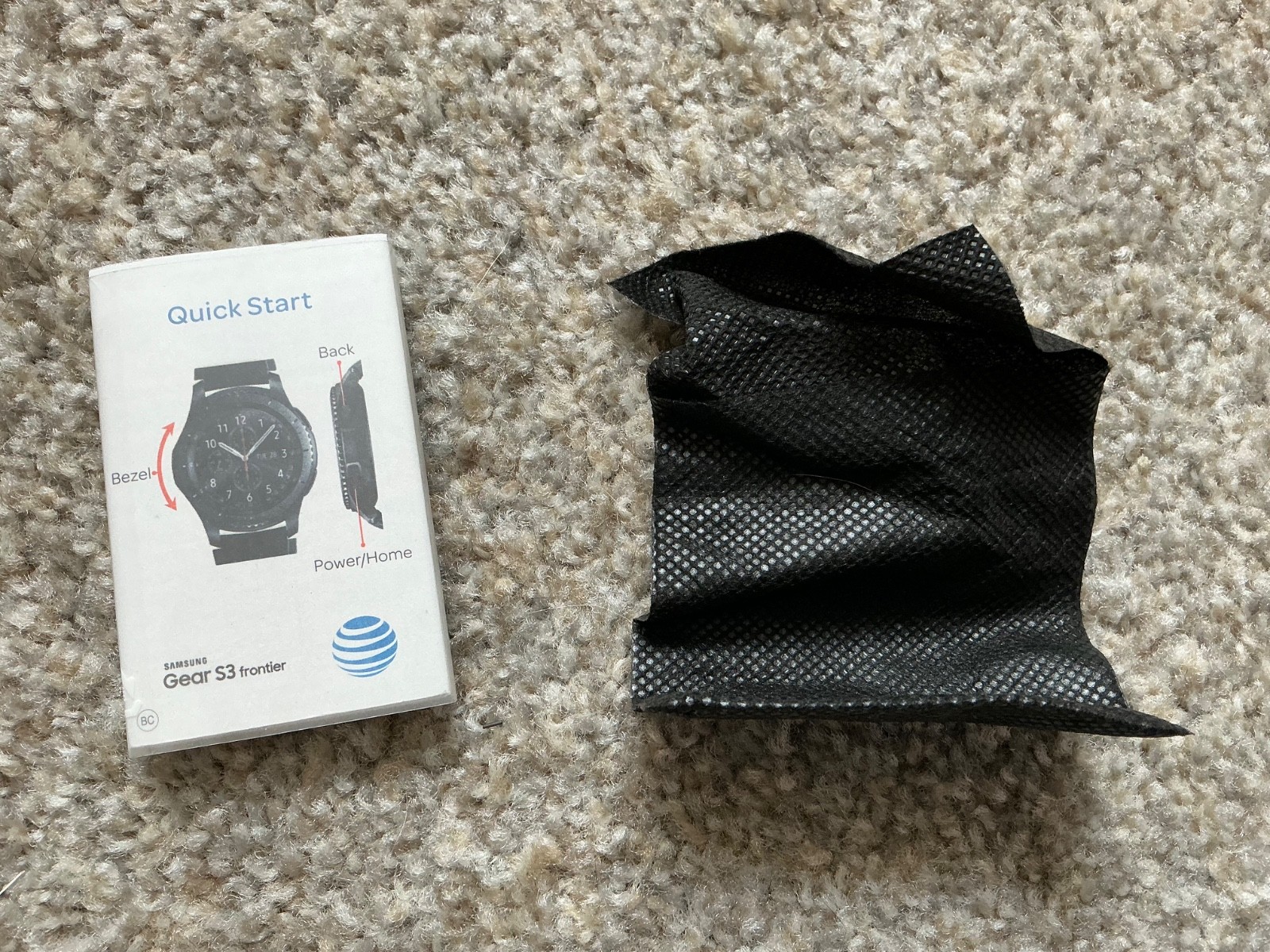 Samsung Gear S3 Frontier Smart Watch in Box with All Accessories Works Dark Gray
