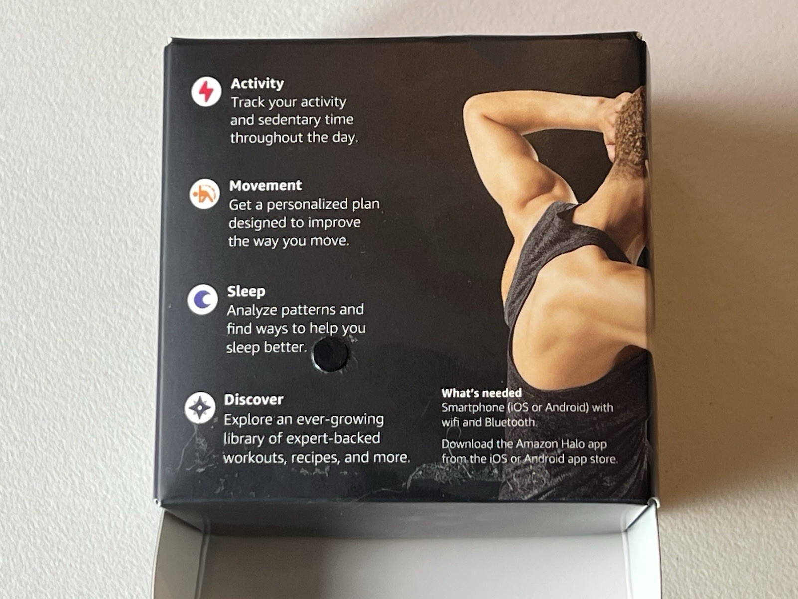 Amazon Halo View Fitness Tracker Watch, Active – Black – Untested *READ*