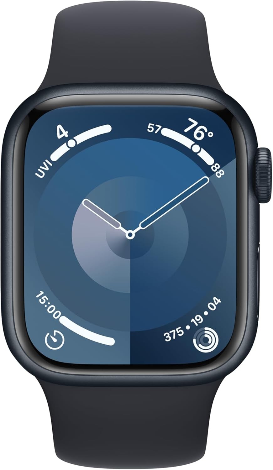 Apple Watch Series 9 GPS 41mm Smartwatch Midnight Aluminum Case M/L ECG GPS