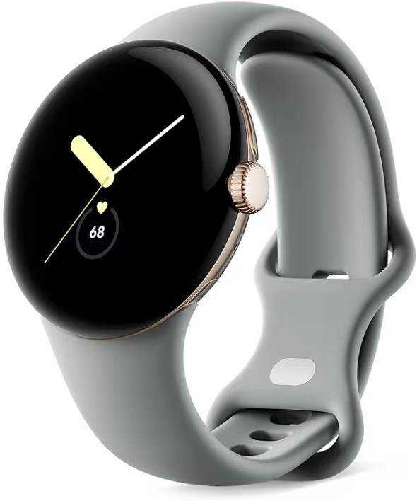 Google Pixel Watch 41mm Wi-Fi, Champagne Gold/Hazel