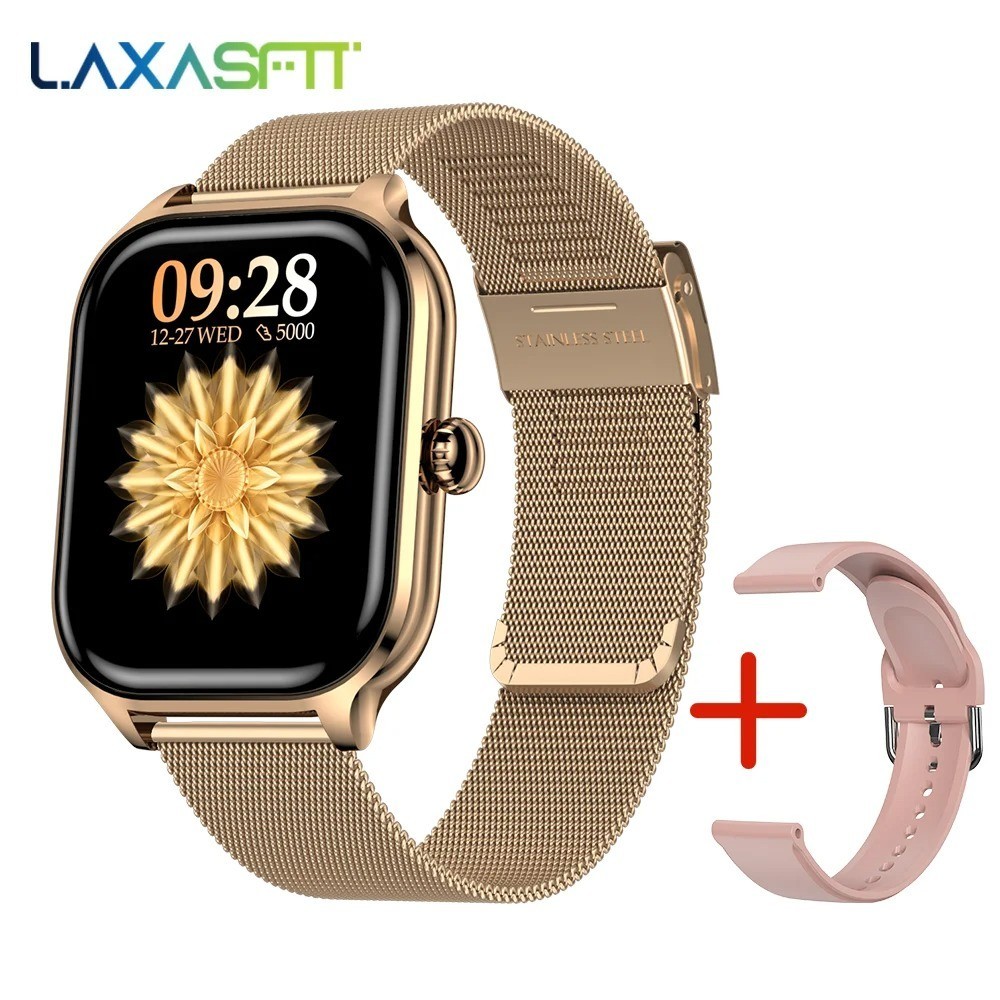LAXASFIT New 2.01 Inch Smart Watch Man Woman Gift Full Touch Screen Sports Fitne