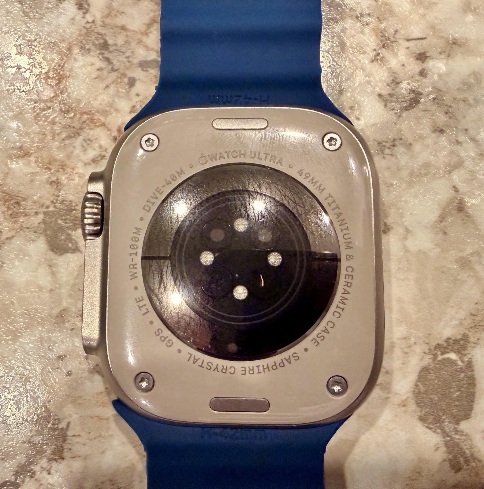 Apple Watch Ultra 2 49mm Natural Titanium GPS+Cellular Blue Ocean Band -OPEN BOX