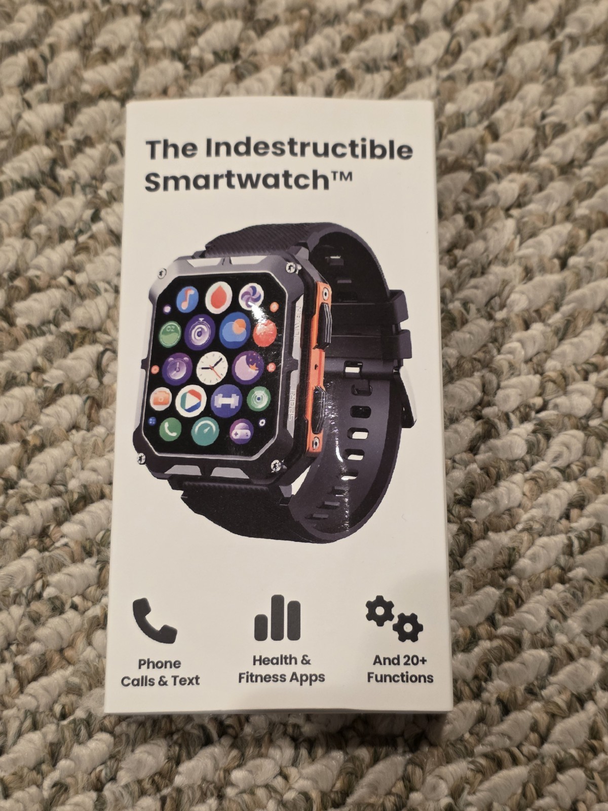 Njord Gear Indestructible Smartwatch Rugged Tactical, Bluetooth, Health Monitors