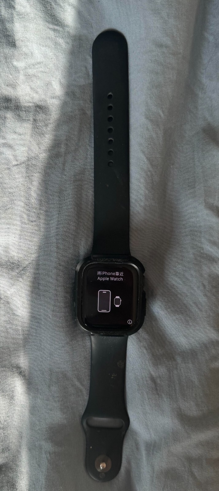 Apple Watch Series 8 45mm Midnight Aluminum Case with Sport Band, M/L (GPS +…