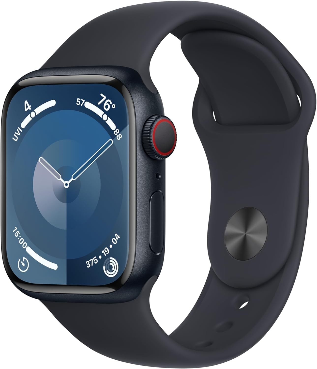 Apple Watch S9 (GPS) 45MM Midnight Aluminum Case Midnight Sport Band