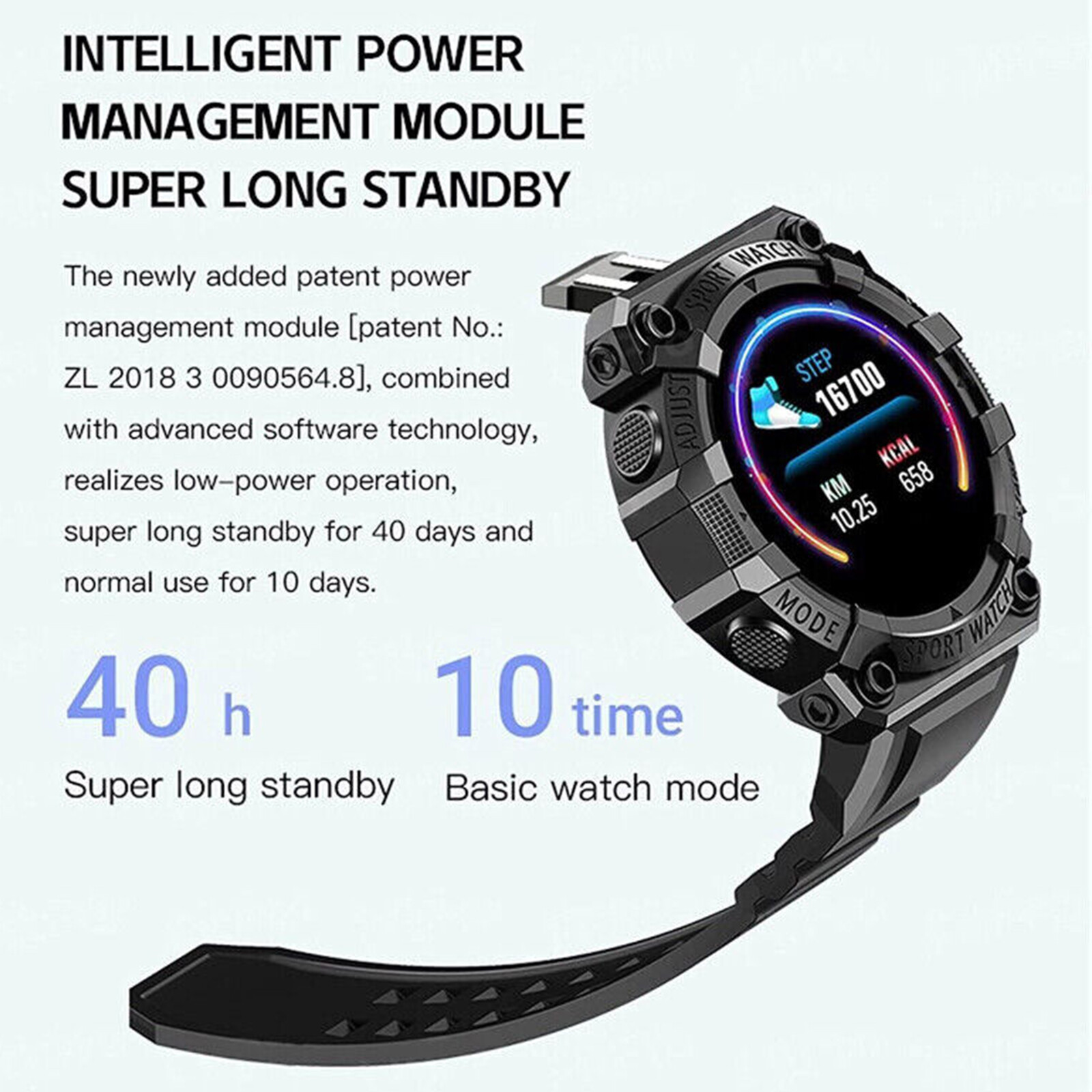 1.44″ Smart Watch For Men/Women Sports Fitness Tracker With Heart Rate Monitor