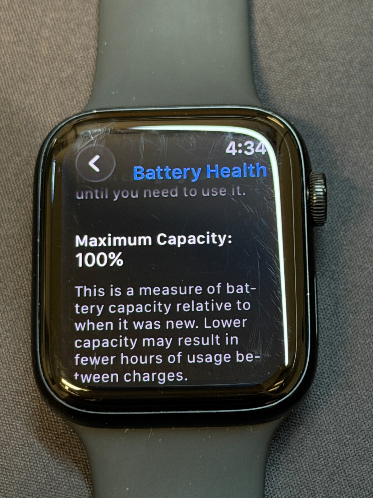 GPS Only Apple Watch SE 3 44MM Midnight Aluminum Blue Sport Band – BH 100%