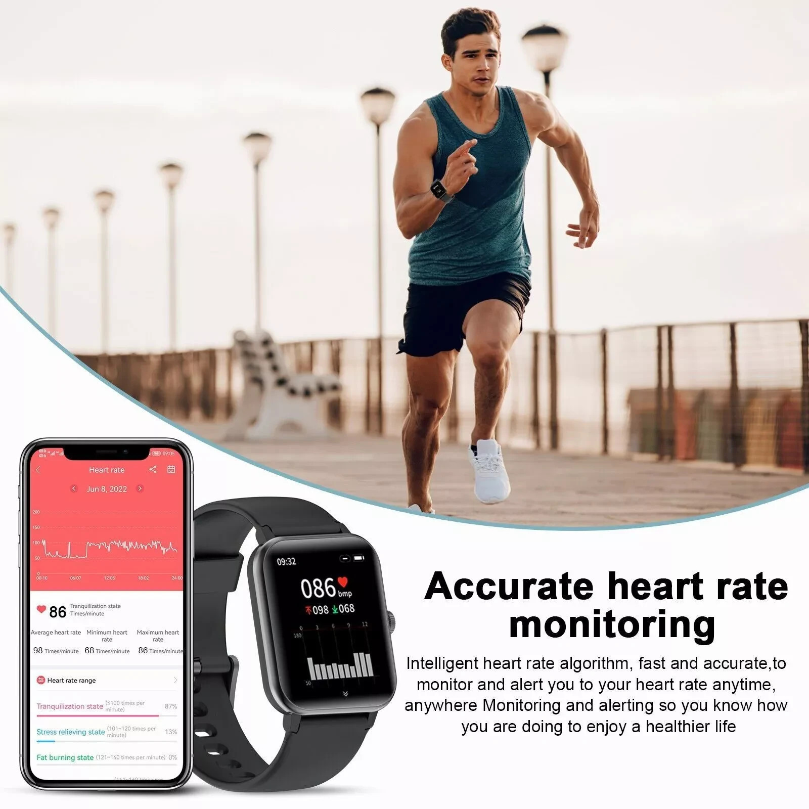 2026 Smart Watch For Men/Women, Waterproof Smartwatch Bluetooth iPhone Samsung