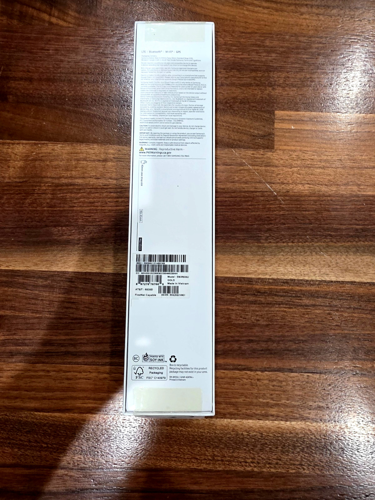 Samsung Galaxy Watch6 SM-R935U 40mm Gold Aluminum Case with Cream Band AT&T