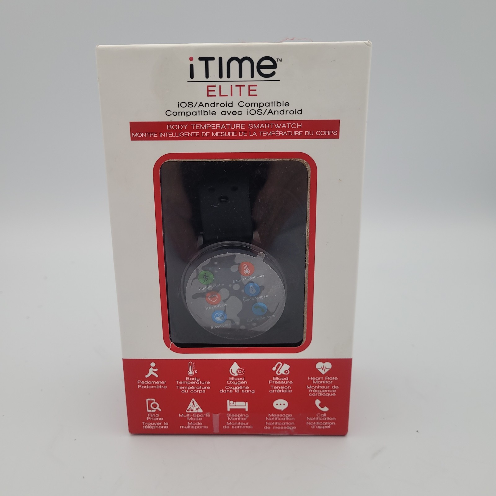 ITime Elite Smartwatch Black Open Box
