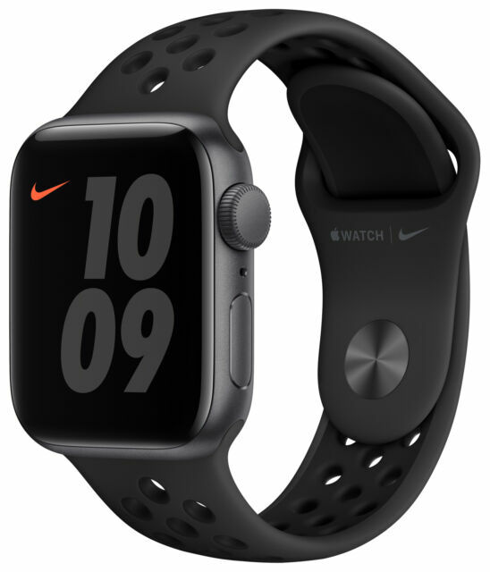 Apple Watch SE Nike 40mm Space Gray Aluminum Case with Anthracite/Black Sport…