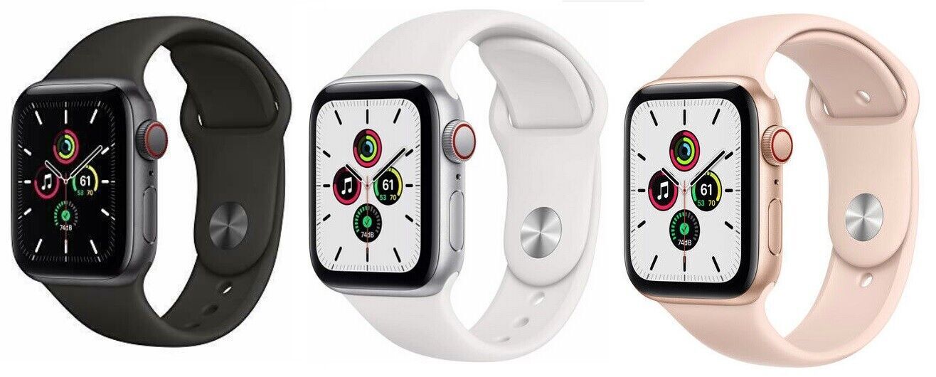 Apple Watch SE 40mm 44mm (GPS + Cellular) Unlocked Very Good